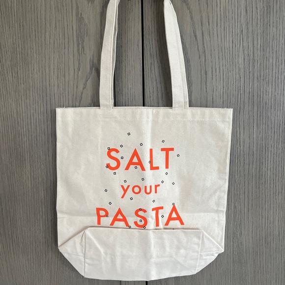 Bon Appetit “Salt Your Pasta Water” tote bag - Picture 2 of 2